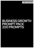 BUSINESS & GROWTH PROMPT PACK (200)